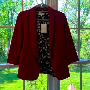 Skies Are Blue fuschia/red women’s blazer